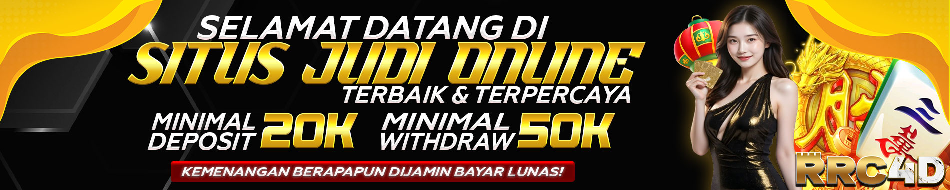 Selamat Datang Di Situs Judi Online dan Togel Online Terbaik RRC4D